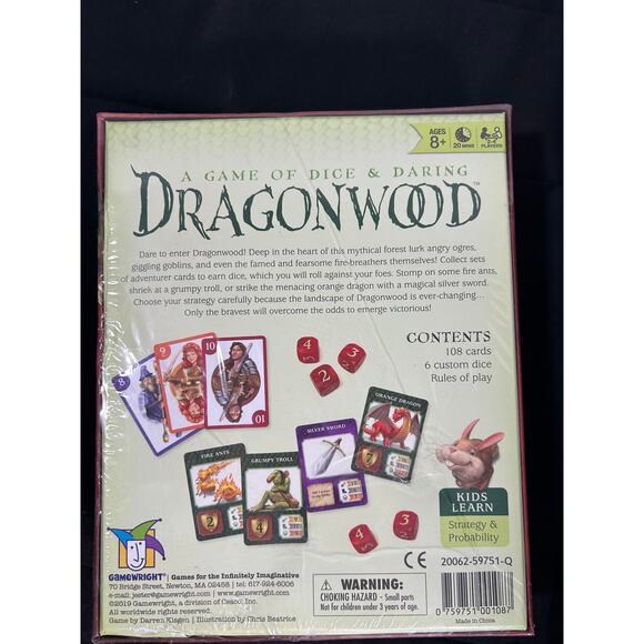 Dragonwood  The Game of Dice and Daring Mensa Select - Picture 2 of 4